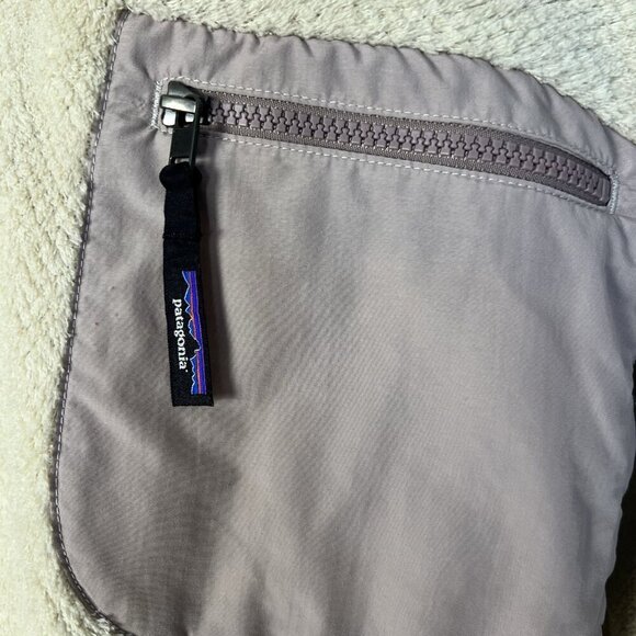 Patagonia Women’s Re-Tool 1/2 Zip Pullover Fleece Size Small Lavender Cream‎ - Picture 4 of 9